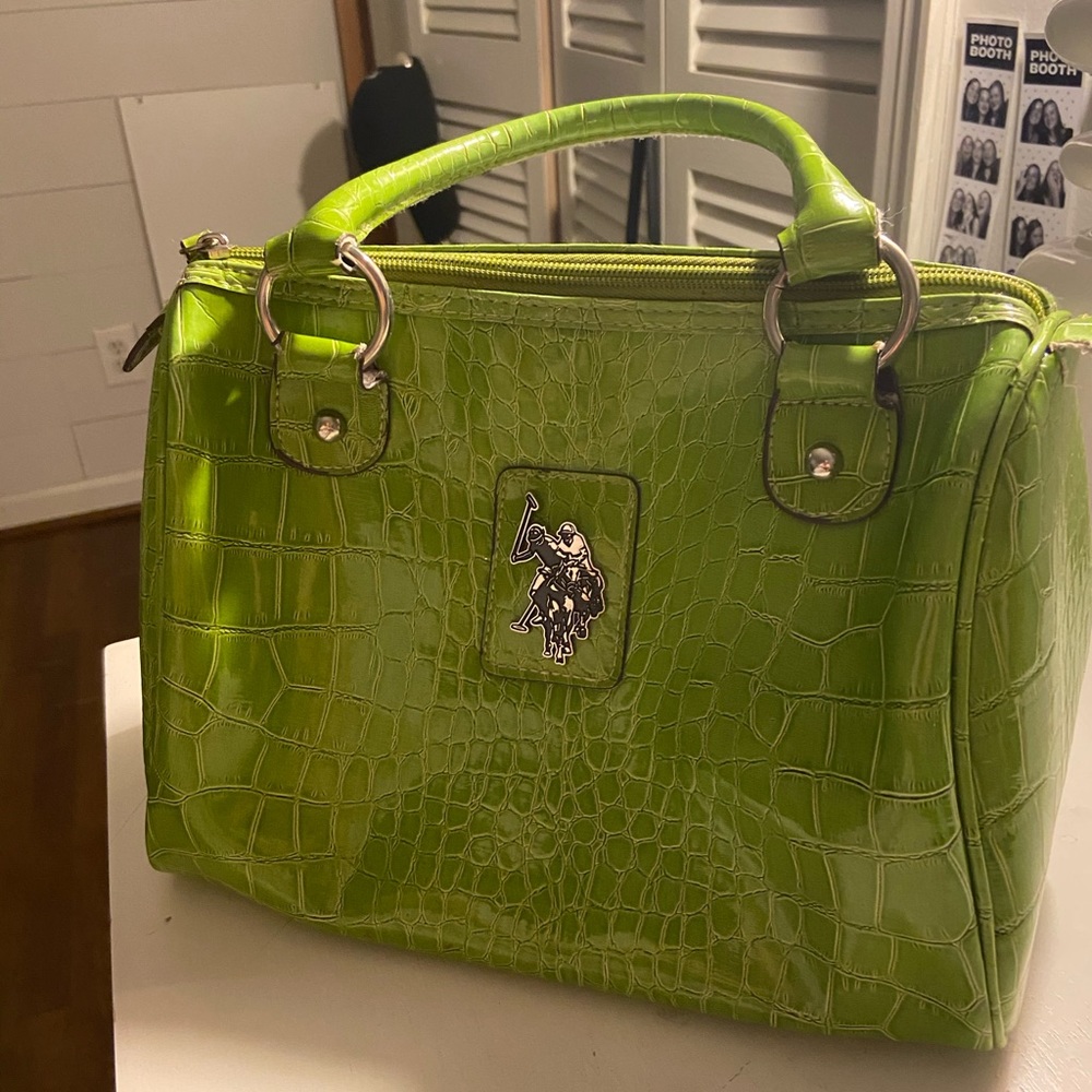 US polo assn. beautiful green handbag.